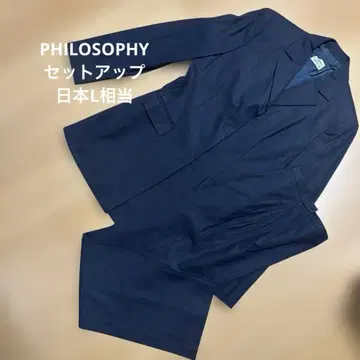 PHILOSOPHY 다크 네이비 수트 셋업 22