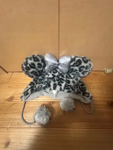 미니쨩 레오파드 무늬 팬캡