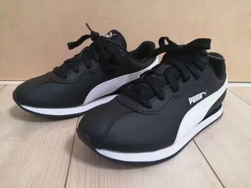 푸마 / 츄린 2 366962 01 블랙 검정 화이트 26.0cm
