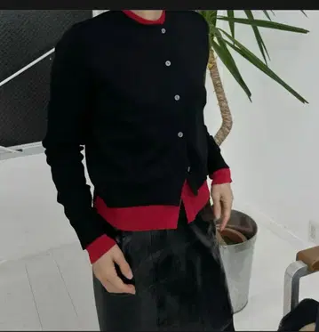 옥순 OKSOON 레이어드 가디건 니트 상의