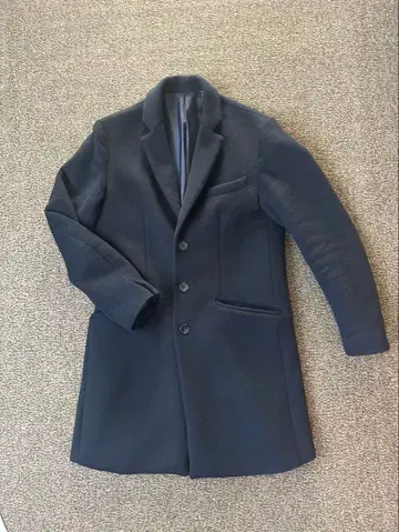 12/16까지 가격 인하 STUDIOUS 네이비 체스터 코트