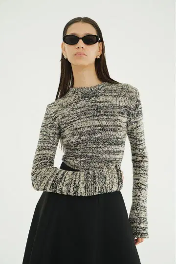CLANE COTTON SHORT KNIT TOPS