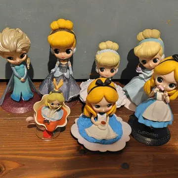 Q posket 신데렐라 엘사 앨리스