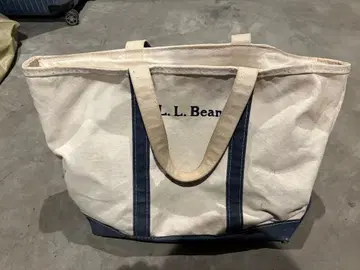 L.L. Bean 토트백 크림/네이비