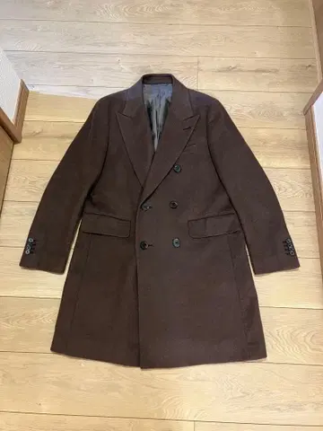 blazer's bank.com 더블 체스터 코트 브라운 M