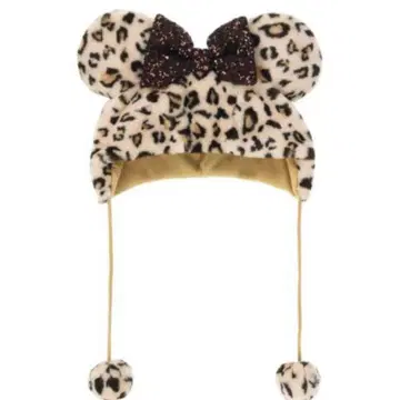 디즈니 팬캡 미니 레오파드 브라운