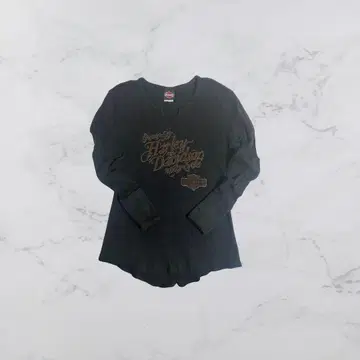 00s 할리데이비슨 써멀 헨리 롱T 블랙 M