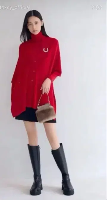 FOXEY 에브리데이 블랙 롱 부츠