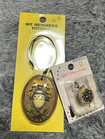 토토로 리프 홀더와 키키 숫자 마스코트 세트