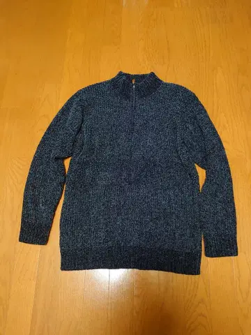 네이비 하이넥 스웨터 L