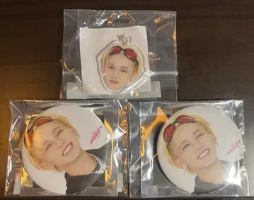 treasure  얼굴 아크릴 키링 캡슐 토이 캔뱃지 세트