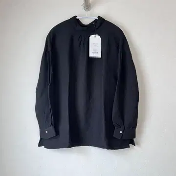 MB 비스코스 린넨 블라우스 풀오버 스크런치 드 마망