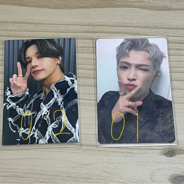 에이티즈 홍중 우영 포카 포토카드 앨범 앨포 불놀이야 앤써