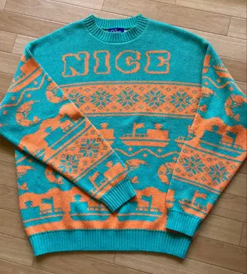 keboz all good store 니트 스웨터 케보즈 그린 XL