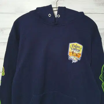 JERZEES 프린트 후드티 네이비 USA 구제 의류