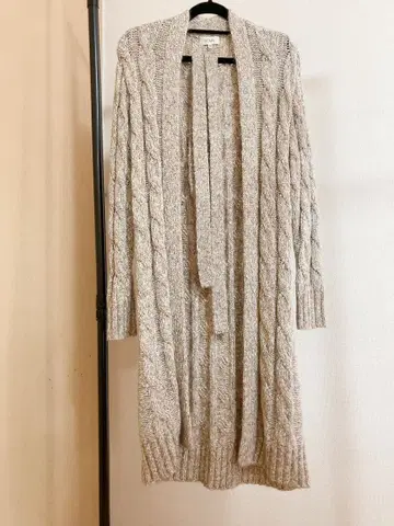 [ SCAPA ] 스캐파 니트 롱 가디건 케이블 사이즈 38