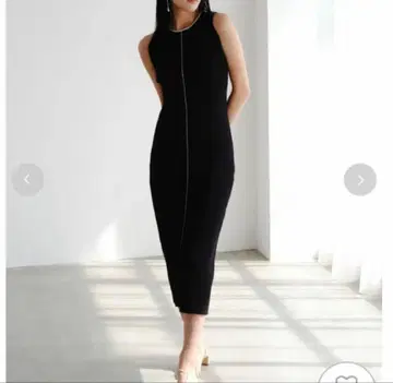 FRAY I.D 라인 리브 니트 원피스 프레이 아이디