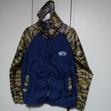 VANS 나일론 자켓 네이비/카모플라쥬