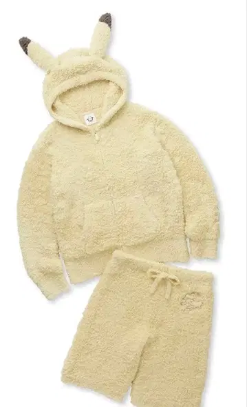 [ 익명 배송 ] 젤라또피케 피카츄 후드티 & 숏팬츠