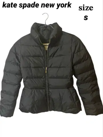 kate spade newyork 페플럼 다운 자켓 S 블랙