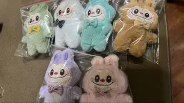 러브리 리본 포함 봉제 인형 세트 6색