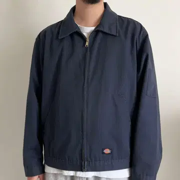 USA 기획 Dickies 아이젠하워 자켓 네이비 짧은 기장