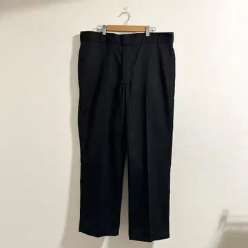 Dickies 874 워크 팬츠 블랙 센터 프레스 멕시코제