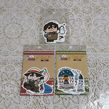 마피아 카지타와 나카무라 유이치의 와샤가나TV 스티커 세트 3점