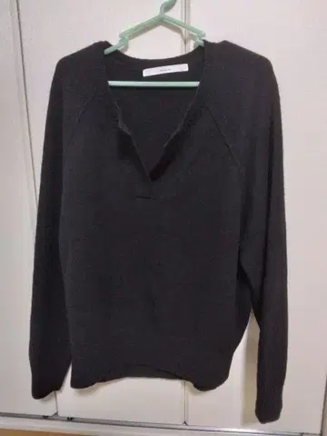 프레임워크 블랙 긴팔 니트