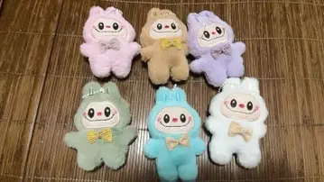 러브브 봉제 인형형 캐릭터 키링 6개 세트