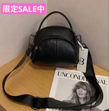 [ 금일 한정 SALE ] 천연 가죽 블랙 가죽 숄더백