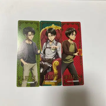 진격의 거인 애니메이트 특전 책갈피 리바이 엘렌