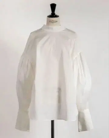 deres 4th 시어 듀얼 블라우스 화이트