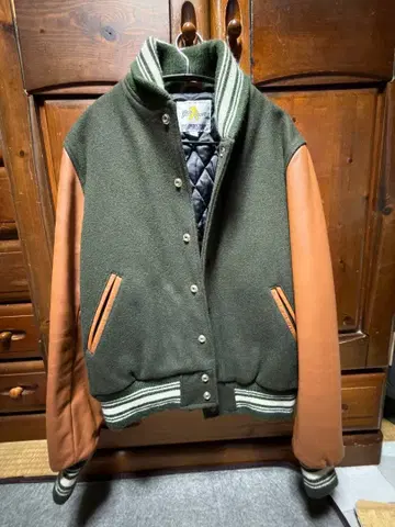 GB Sport 봄버 자켓 M 올리브 그린/브라운 USA제