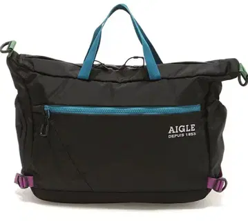 AIGLE 나일론 숄더백 에이글 블랙