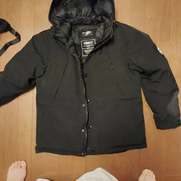 camp7 블랙 다운 자켓