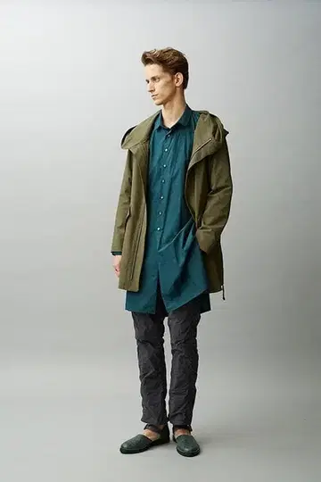 TROVE 롱 셔츠 정가 23650엔 새상품급 그린