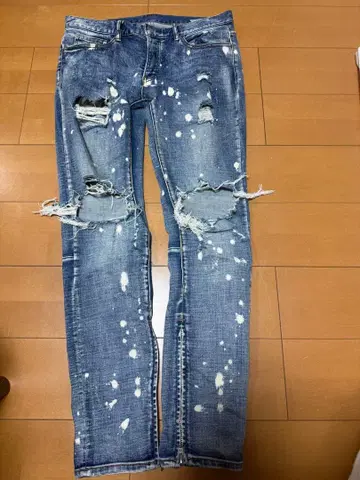 mnml 데미지 데님 size 32