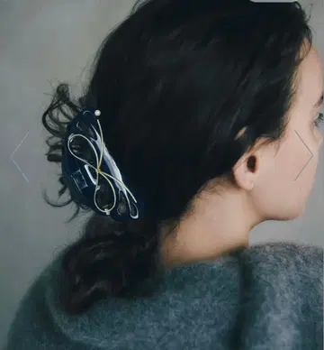 라토타리테 perle 네이비 헤어 클립 타나베 사오리