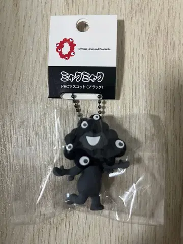 블랙 미야쿠미야쿠 PVC 스트랩 블랙 B