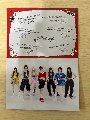 BABYMONSTER 2025 월드 투어 사인 포함 엽서
