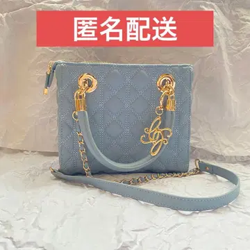 RANDA 2WAY 퀼팅 백 블루