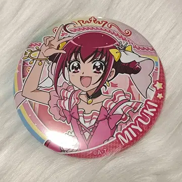 프리큐어랜드 유메이로 캐슬 캔뱃지 호시조라 미유키 스마일 프리큐어