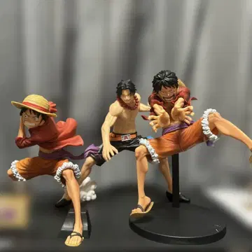 원피스 프라이스 피규어 3체 세트 루피 에이스 덤 포함