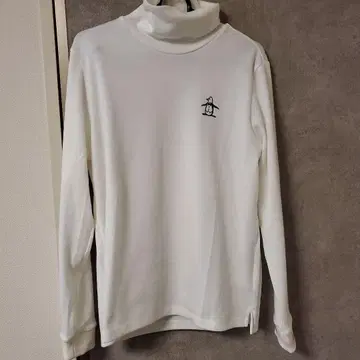 Munsingwear 펭귄 자수 터틀넥 긴팔