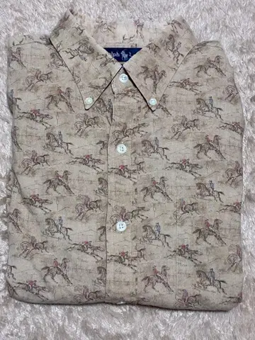 랄프 로렌 미국제 빈티지 셔츠 말 패턴