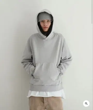 KAIKO Faded heavyweight sweat parka