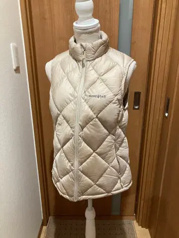 montbell 베이지 다운 베스트 L 사이즈
