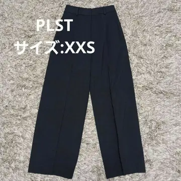 PLST 와이드 팬츠 XXS 사이즈 블랙