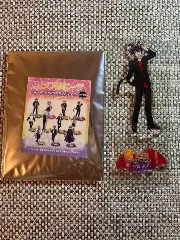 컬러풀 피치 할로윈 아크릴 스탠드 유안군